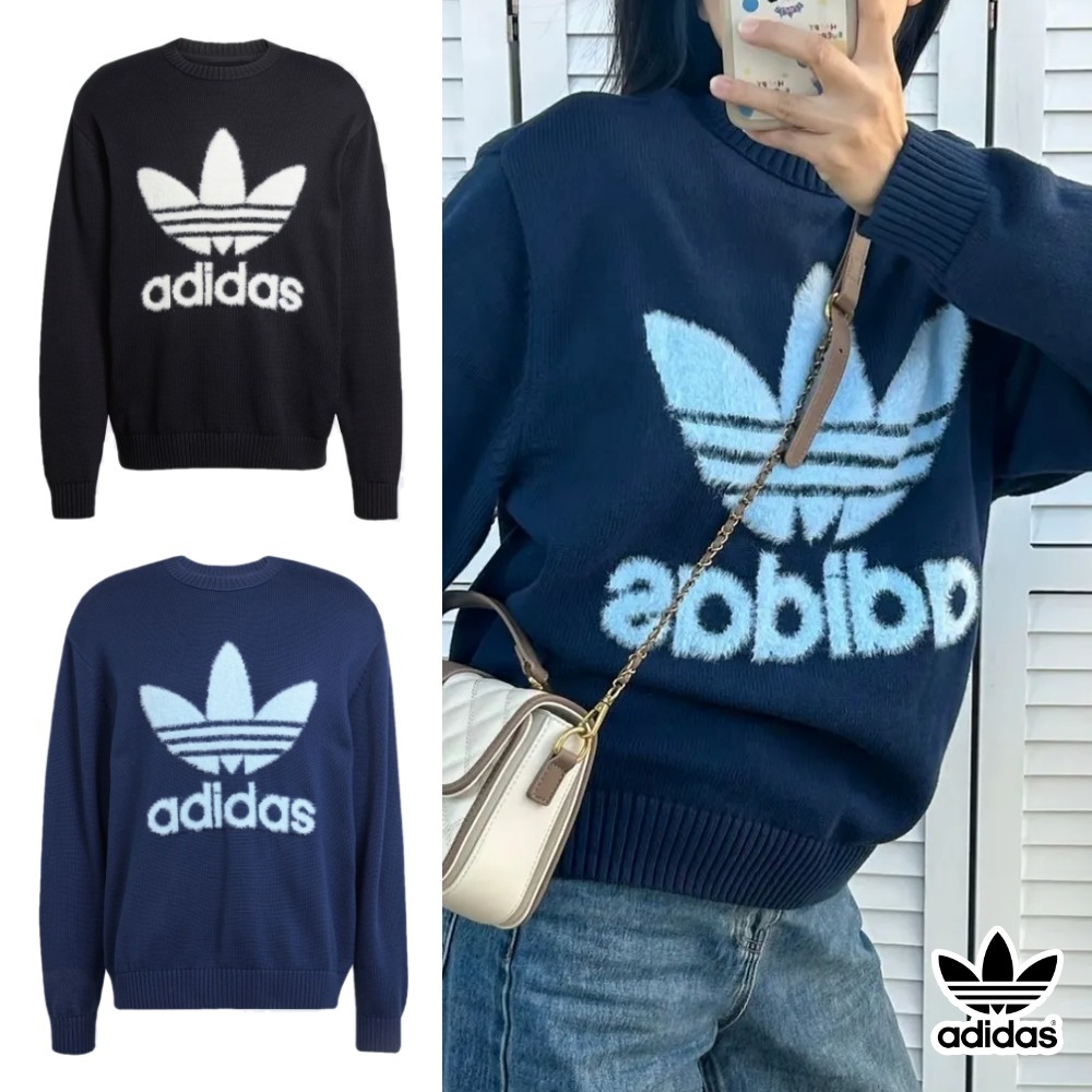 ADIDAS ORIGINALS : Premium Trefoil Crew スウェットシャツ