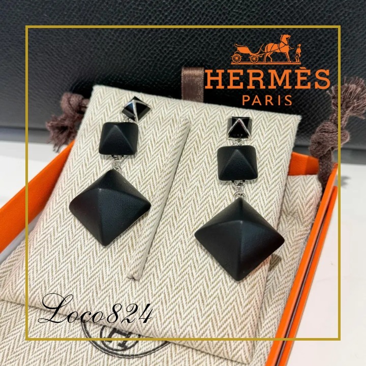 【個性派必見♪】エルメス HERMES ピアス メドール・ガイネ GM