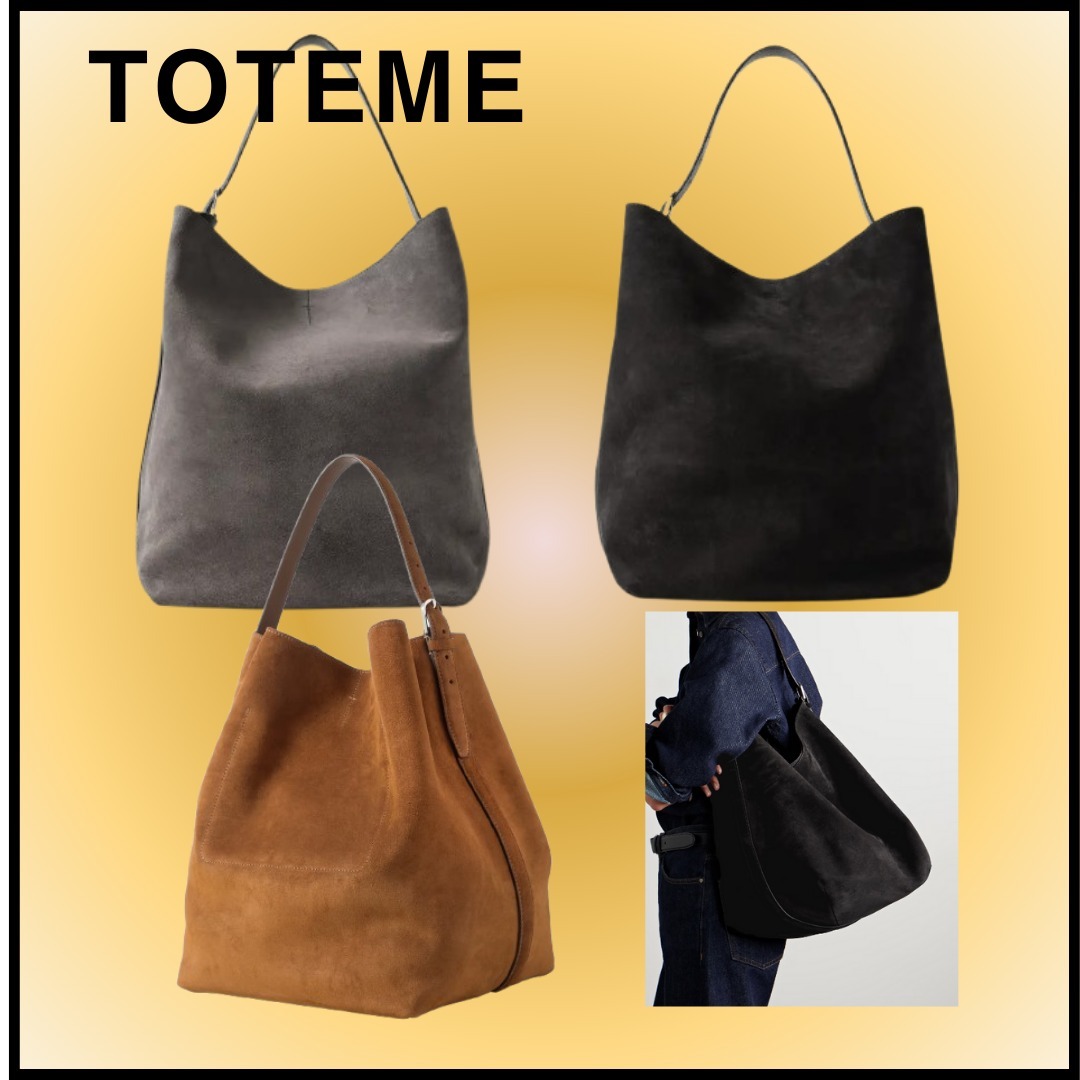 【TOTEME 】スエード トートバッグ グレー ブラック キャメル