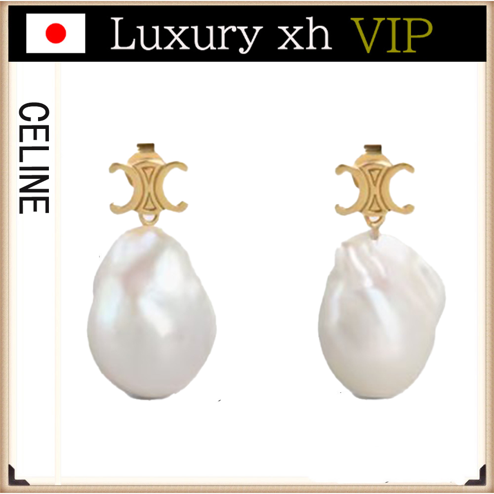 ★25SS CELINE レ・ペルル CELINE バロック ピアス トリオンフ