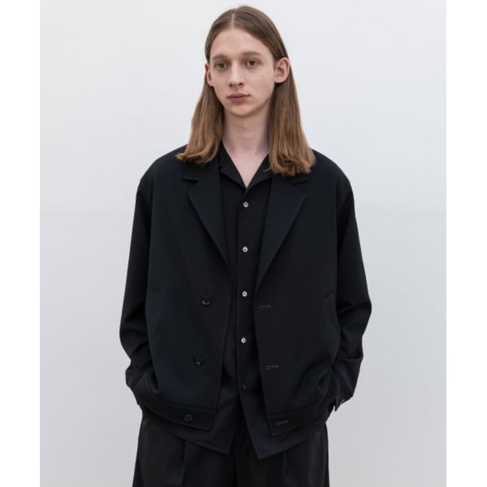 ★IN SILENCE★ Oversized wool blouson BLACK IM2B2JP04BK