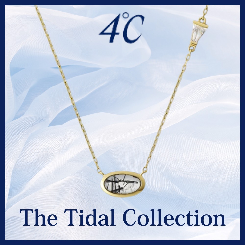 *4℃*The Tidal Collection K10イエローゴールド ネックレス