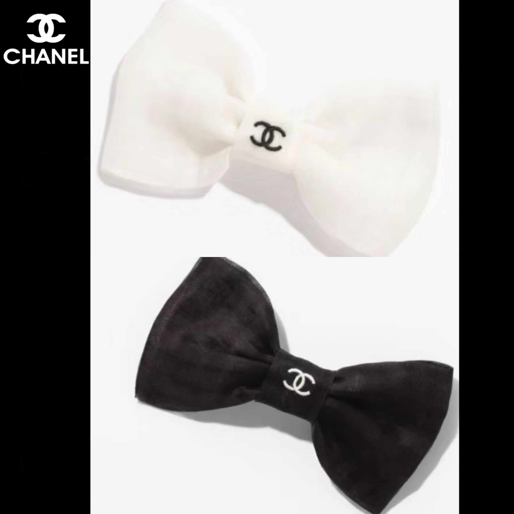 【リボンが可愛い♡】CHANEL バレッタ