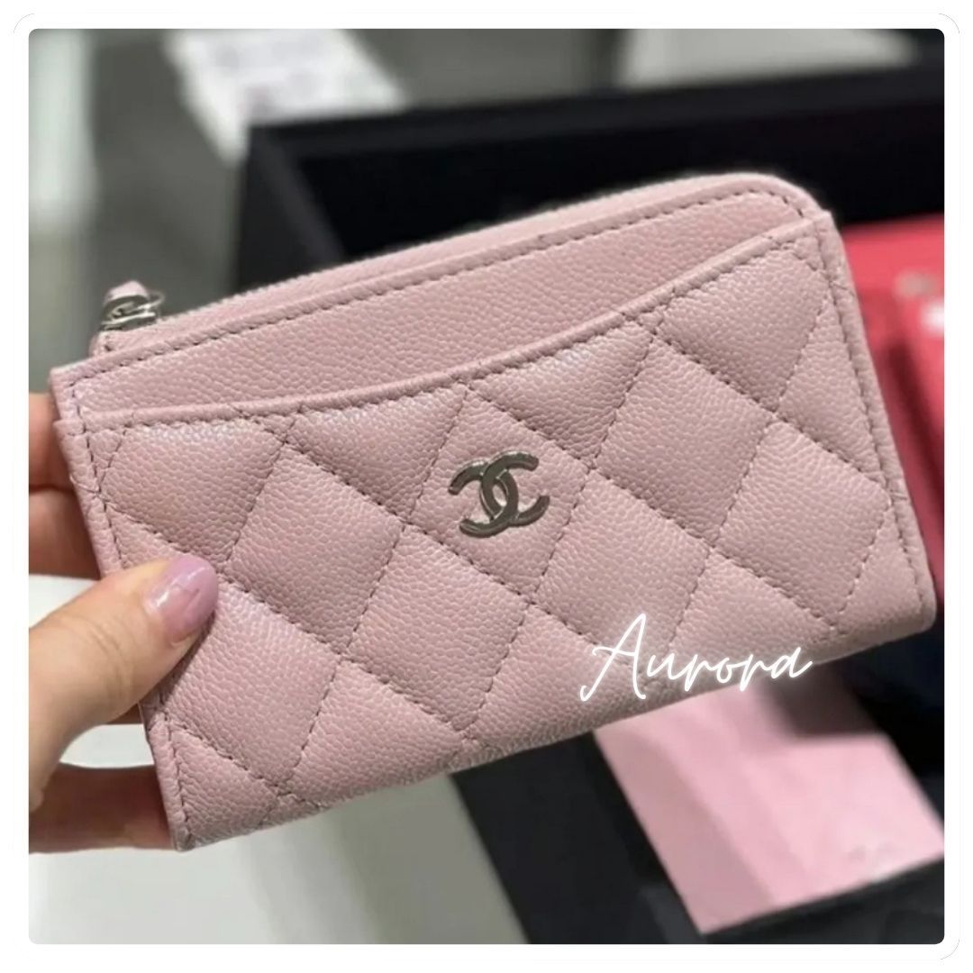 超入手困難_CHANEL_フラグメント_財布_カード_コイン_ラム 超入手困難_CHANEL_フラグメント_ミニ財布_カードケース_コイン
