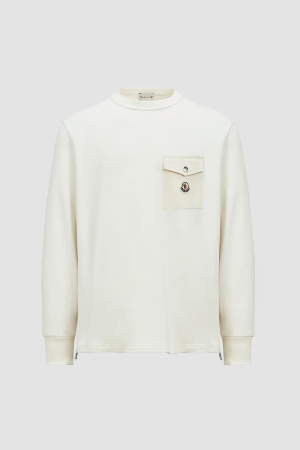 MONCLER 2025春夏新作メンズ ポケット付き スウェットシャツ