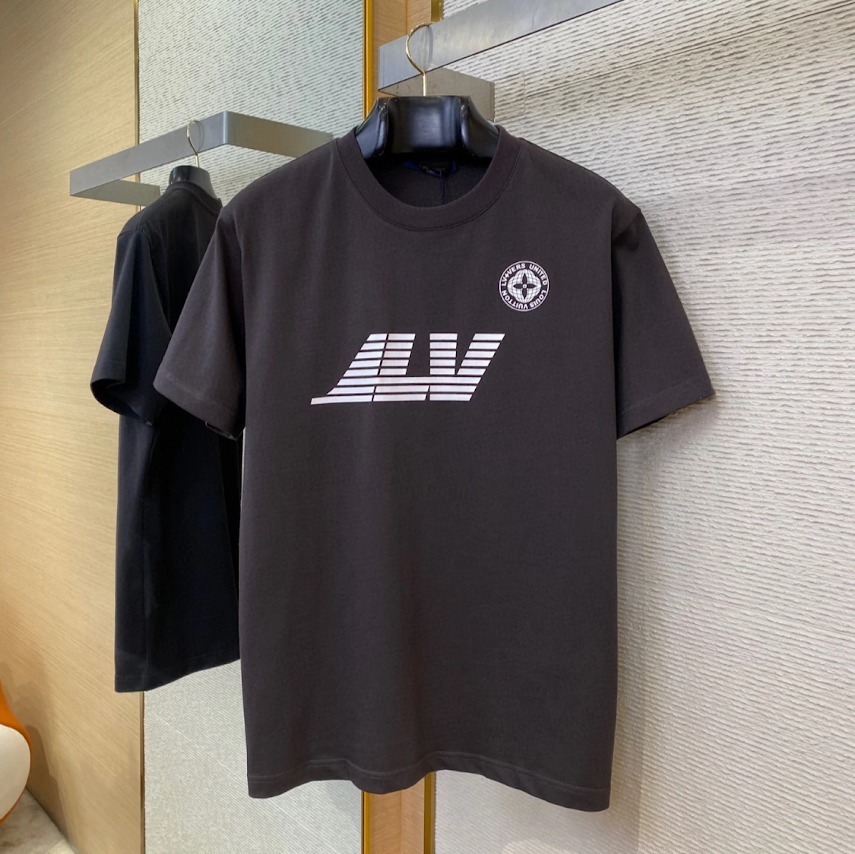 【大人気】ルイヴィトン ★ ウォッシュドプリンテッド Tシャツ レトロ風♪】ルイヴィトン ウォッシュドプリンテッド Tシャツ