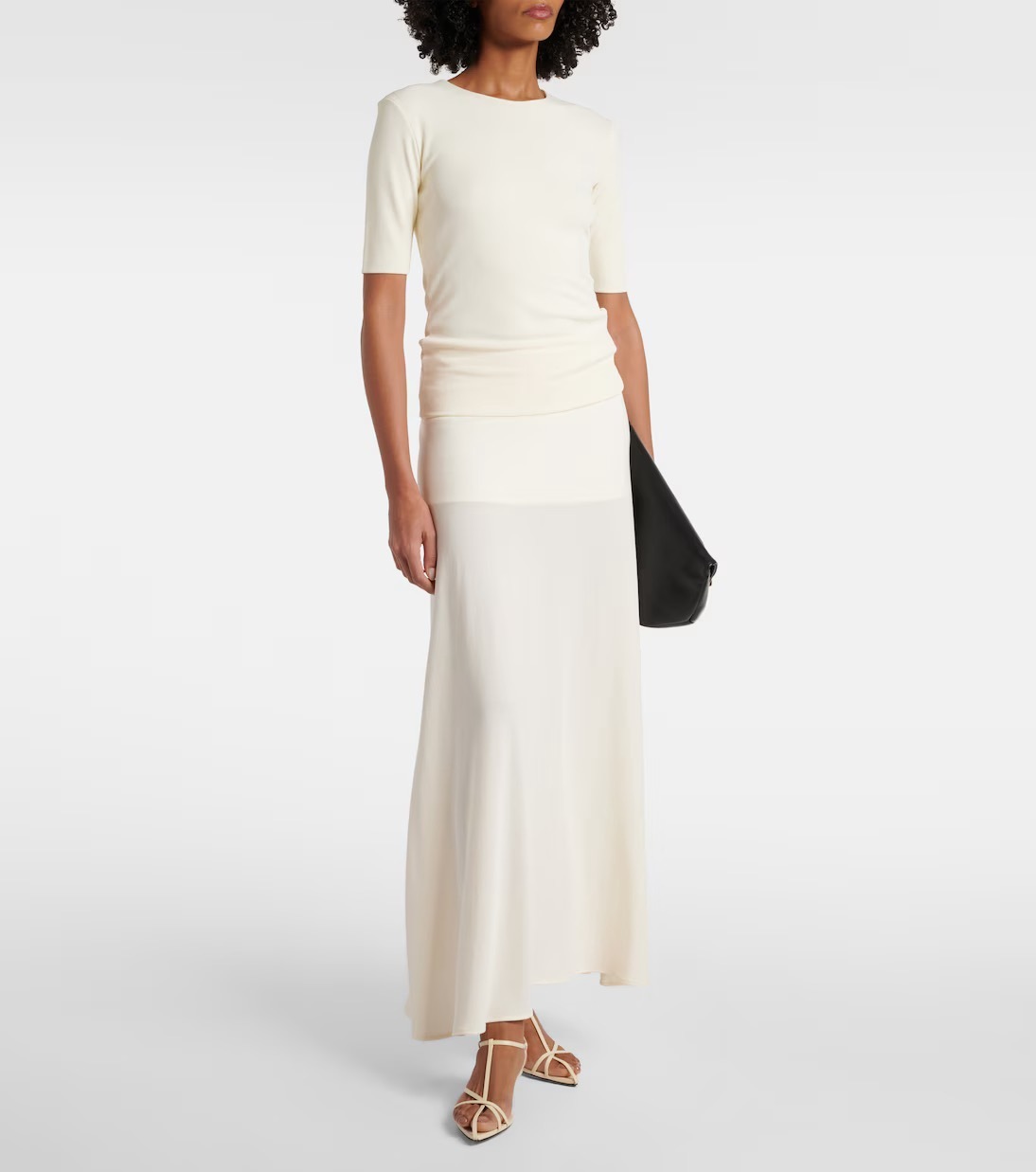 【JIL SANDER】クレープミディスカート クレープ ミディスカート (Jil Sander/スカート) 116098586【BUYMA】