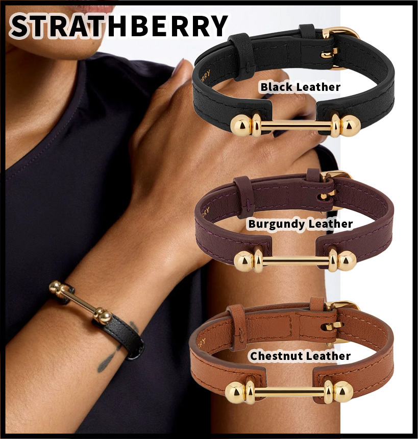 【STRATHBERRY】MUSIC BAR BRACELET ブレスレット スモール 金