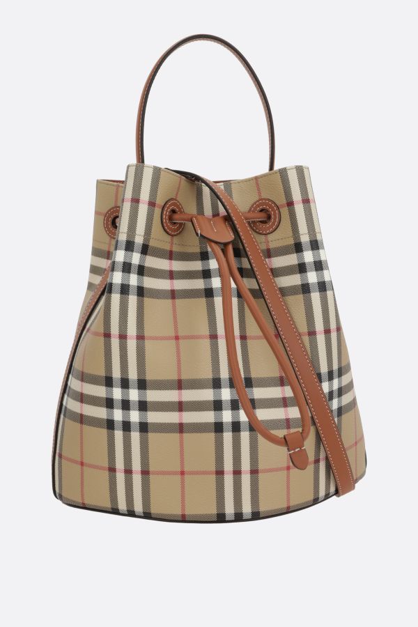 関税送料込BURBERRY スモール TBバケットバッグ