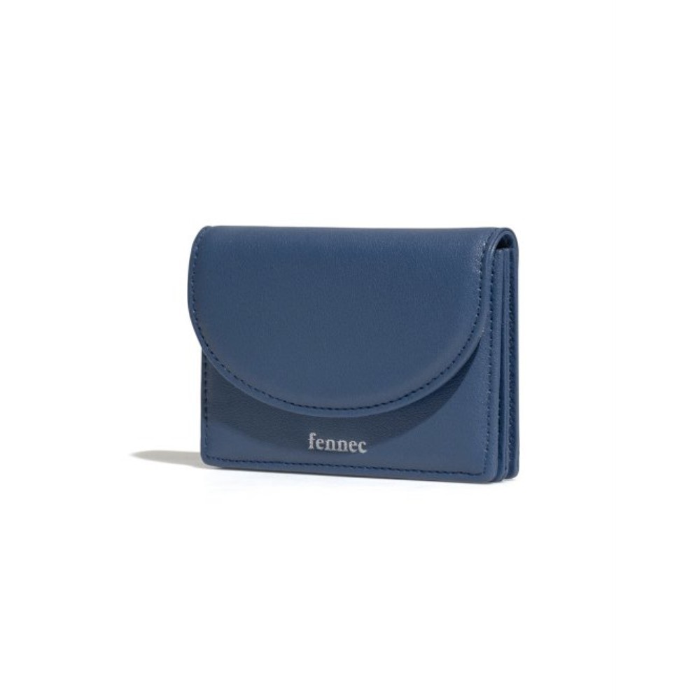 ■Fennec■ HALFMOON ACCORDION POCKET DUSTY BLUE FI3PK03DBF