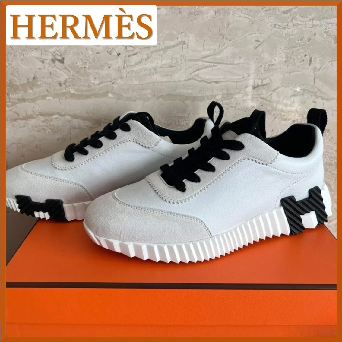 【大人気★希少品】HERMES スニーカー バウンシング 完売必至