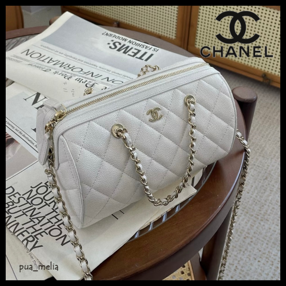 可愛いフォルム♡【CHANEL】 25P ミニボストンバッグ