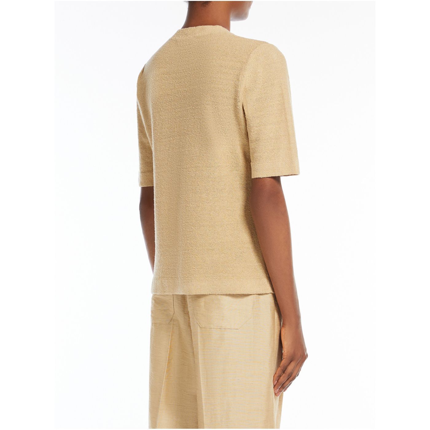 Max Mara◆LIANA◆リネン&シルク Tシャツ Max Mara◇LIANA◇リネン&シルク Tシャツ (Max Mara/Tシャツ