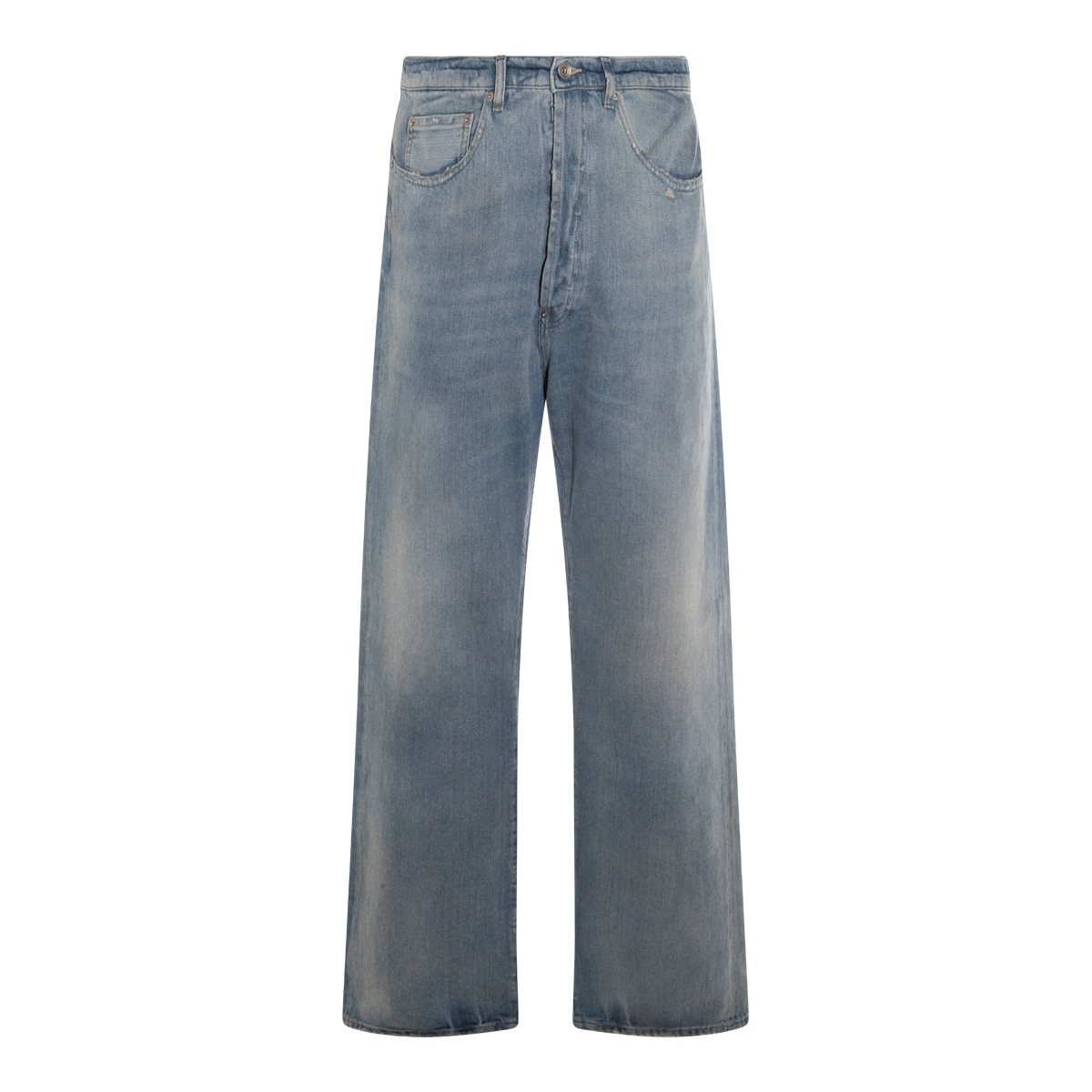 デニム・ジーパン MAISON MARGIELA LIGHT BLUE COTTON DENIM JEANS