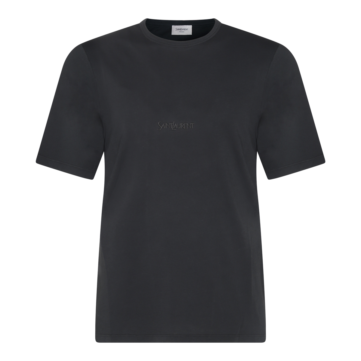 Tシャツ・カットソー SAINT LAURENT DARK GREY COTTON T-SHIRT