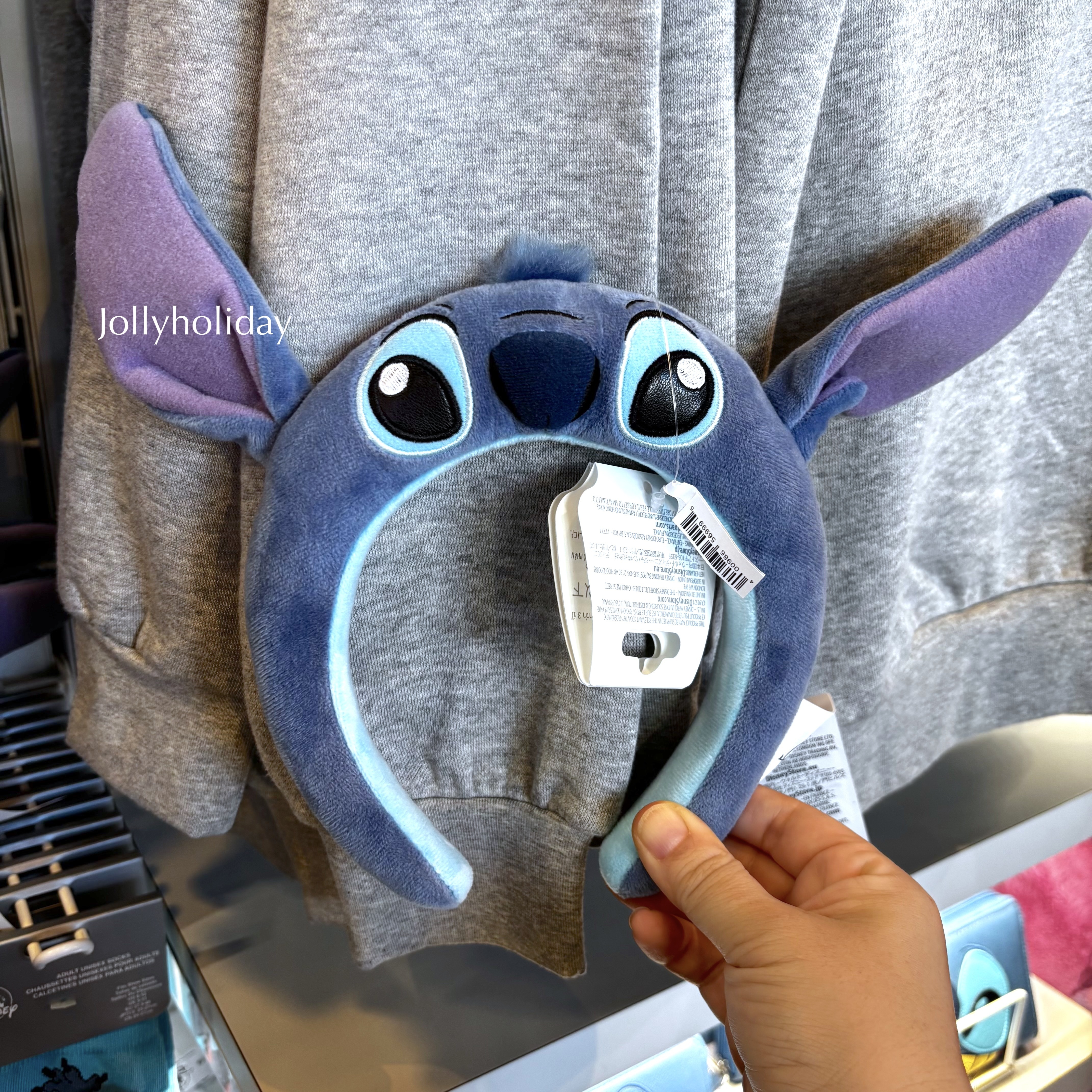 ☆US Disney Parks☆スティッチ 耳付きカチューシャ