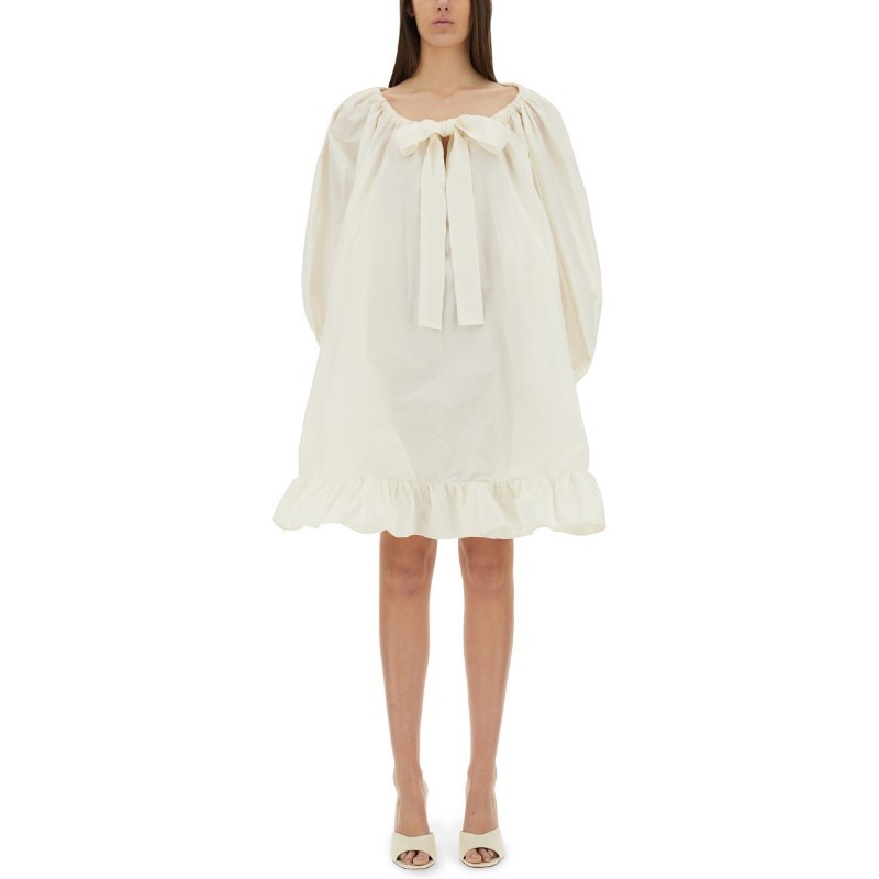 ワンピース PATOU SS25 RUFFLE HEM DRESS (DR108 0011007W)