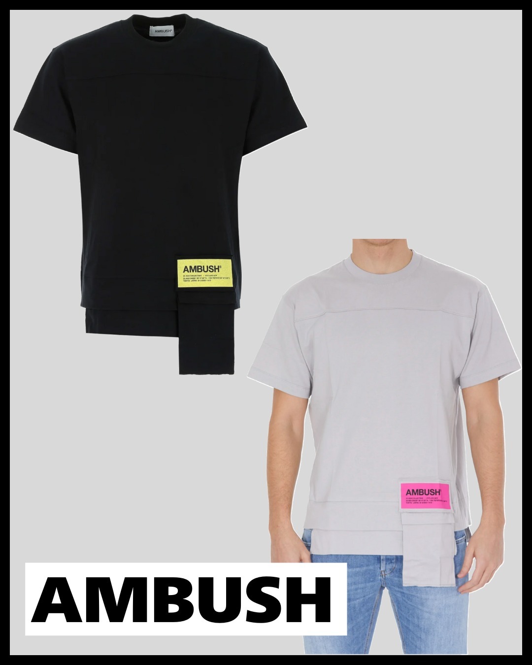 【AMBUSH】ウエストポケットTシャツ