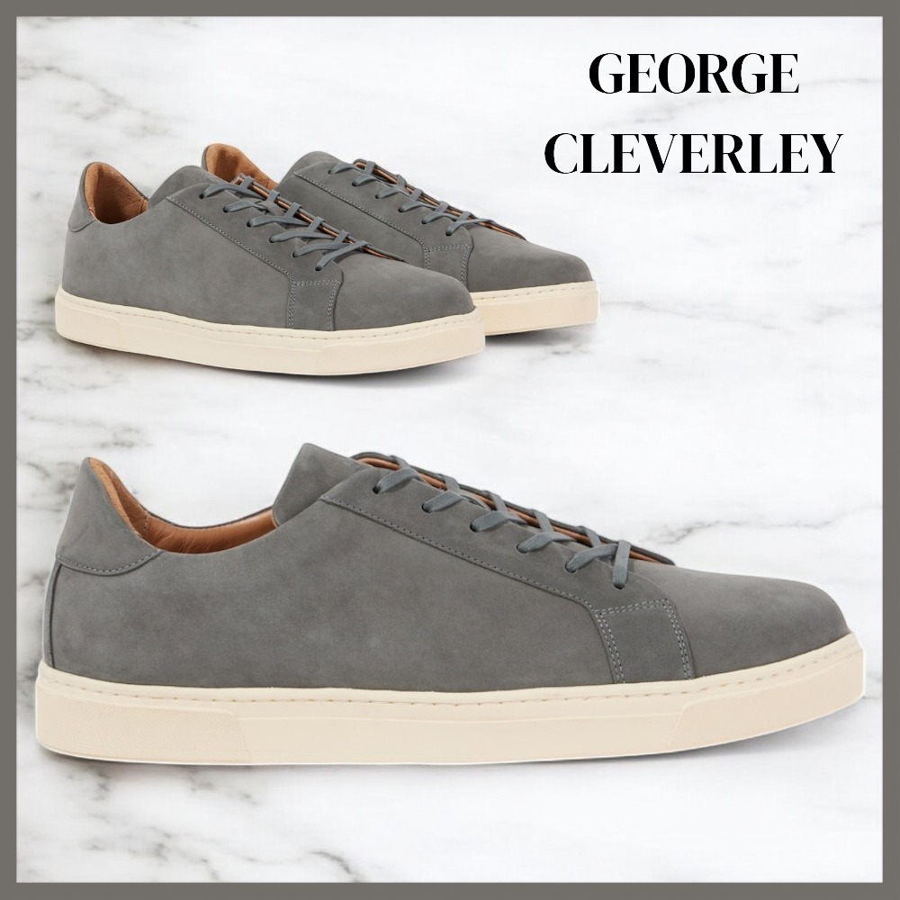 【George cleverley】 Jack II グレー スエード スニーカー