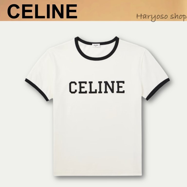 VIP価格★CELINE HOMME★CELINEパッチ付き コットンTシャツ