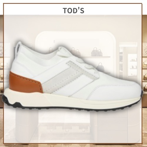 ■TOD'S■スエード＆キャンバス ランニングスニーカー