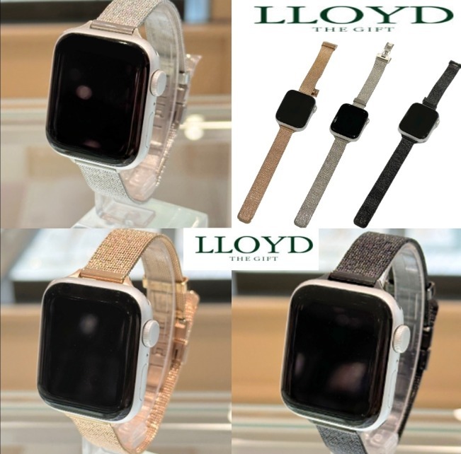 大人気★LLOYD★シマーブライト Apple Watch メッシュストラップ