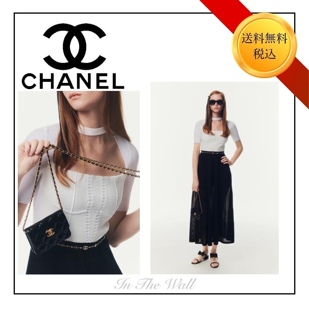着るだけで決まる♪【CHANEL】25P バイカラー ワンピース ドレス