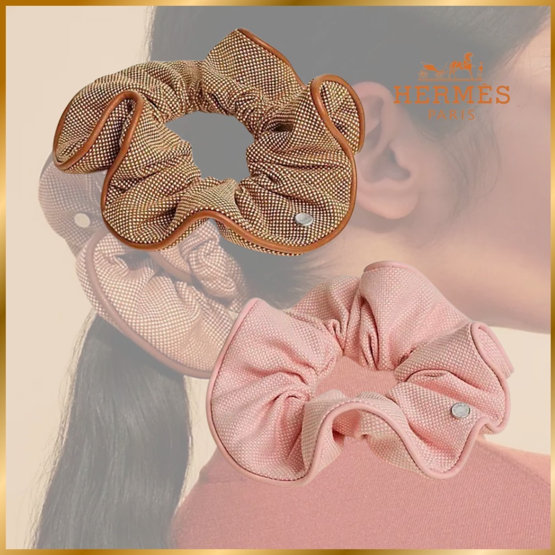 【ギフトにも】◆HERMES◆シュシュ