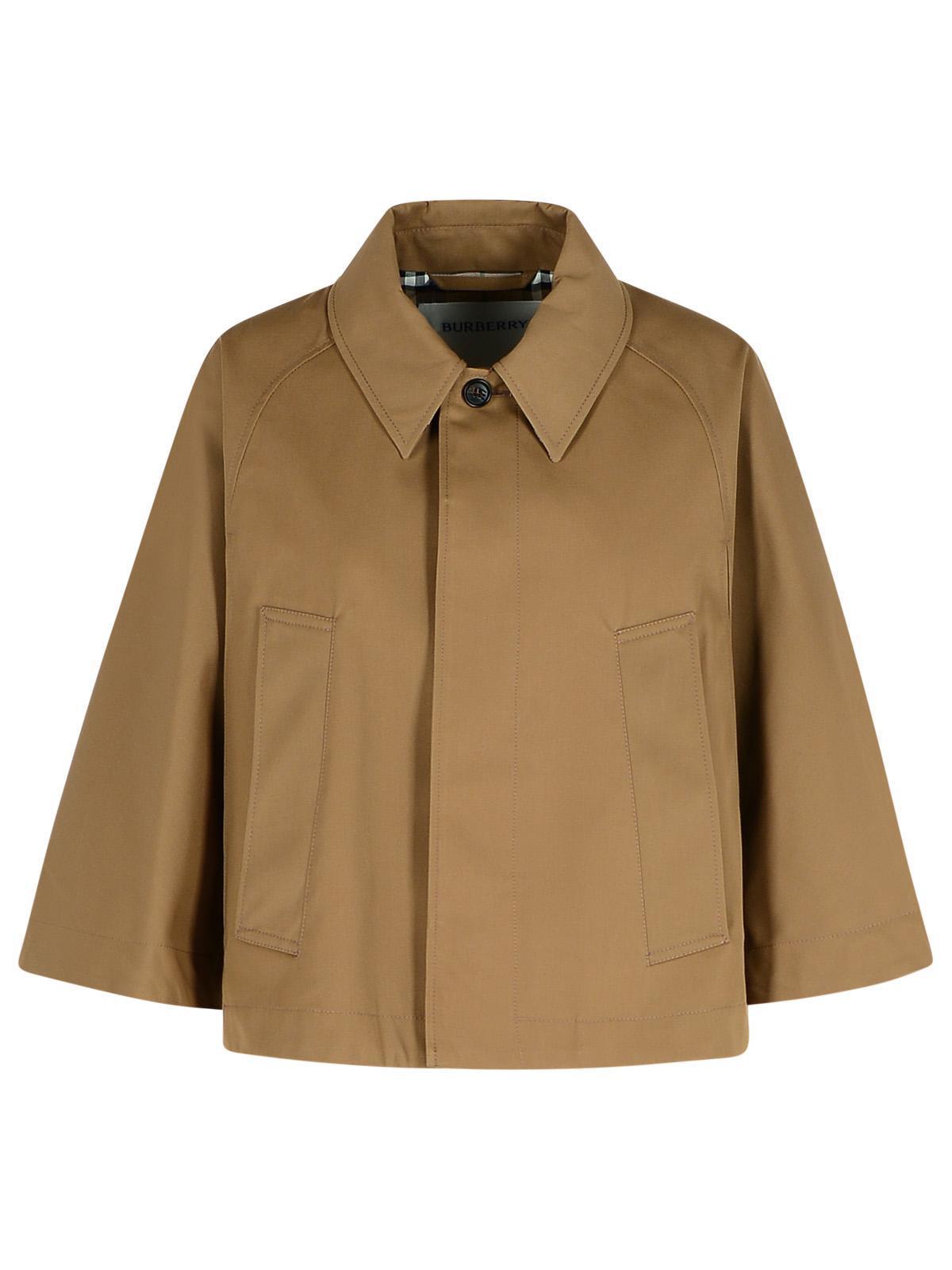 【送料&関税込】Burberry Beige Polyester Blend Cape