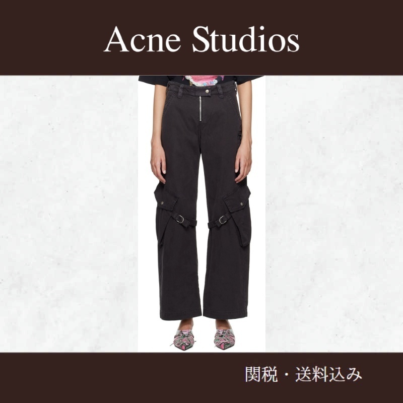 【Acne Studios】グレー カーゴポケット トラウザーズ 三越伊勢丹 | Acne Studios/アクネ ストゥディオズ_Women通販
