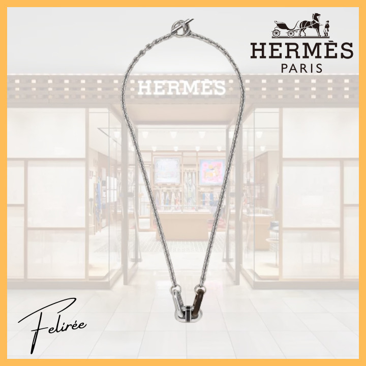 【おしゃれな大人カジュアル】HERMES マイヨンネックレス