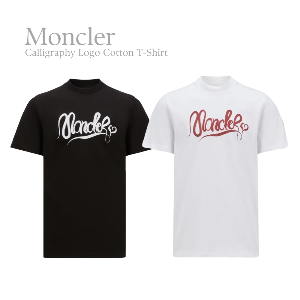MONCLER Calligraphy ロゴ コットンTシャツ