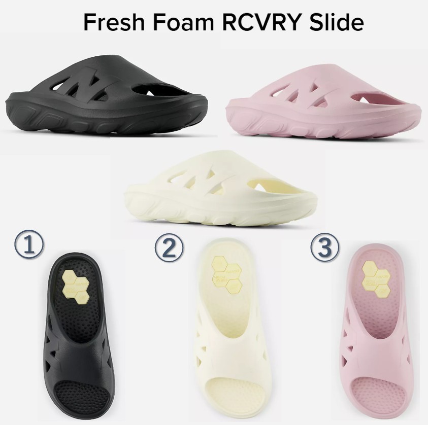 送料&関税込み☆New Balance☆Fresh Foam RCVRY Slide選べる3色