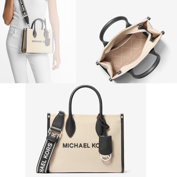 【MICHAEL KORS】MIRELLA ツートーン キャンバス スモール