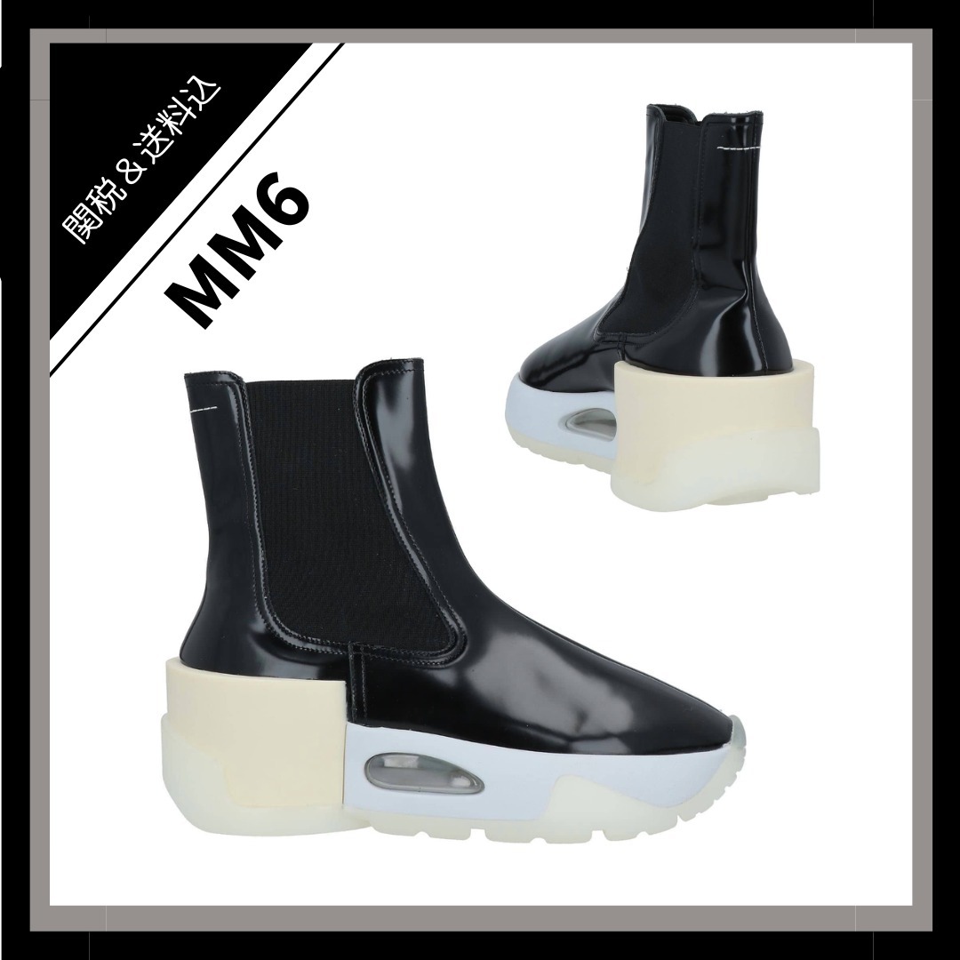 *MM6 MAISON MARGIELA* レザーライニング ショートブーツ