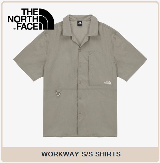 【THE NOTRH FACE】 WORKWAY S/S SHIRTS