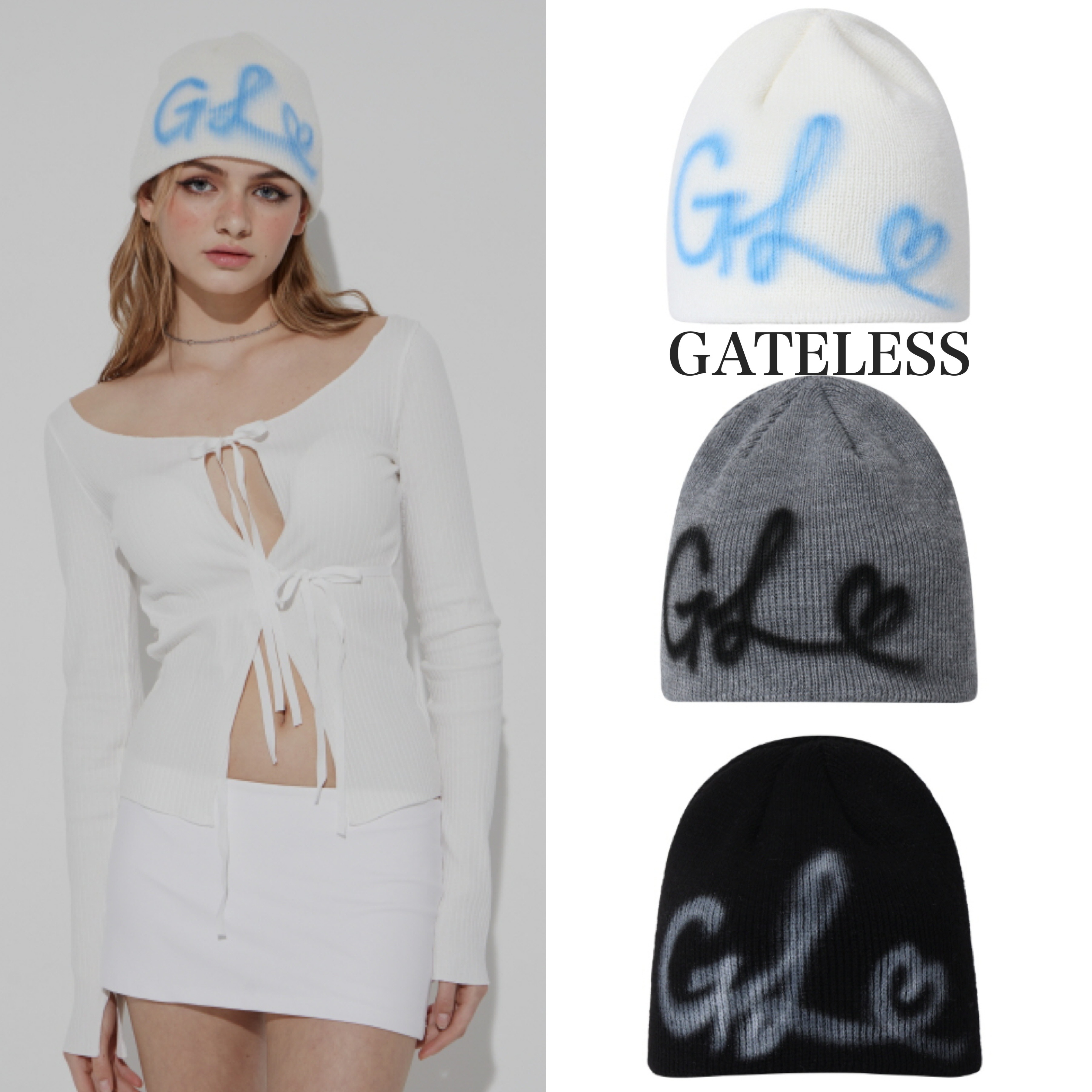 【GATELESS】GRAFFITI BEANIE