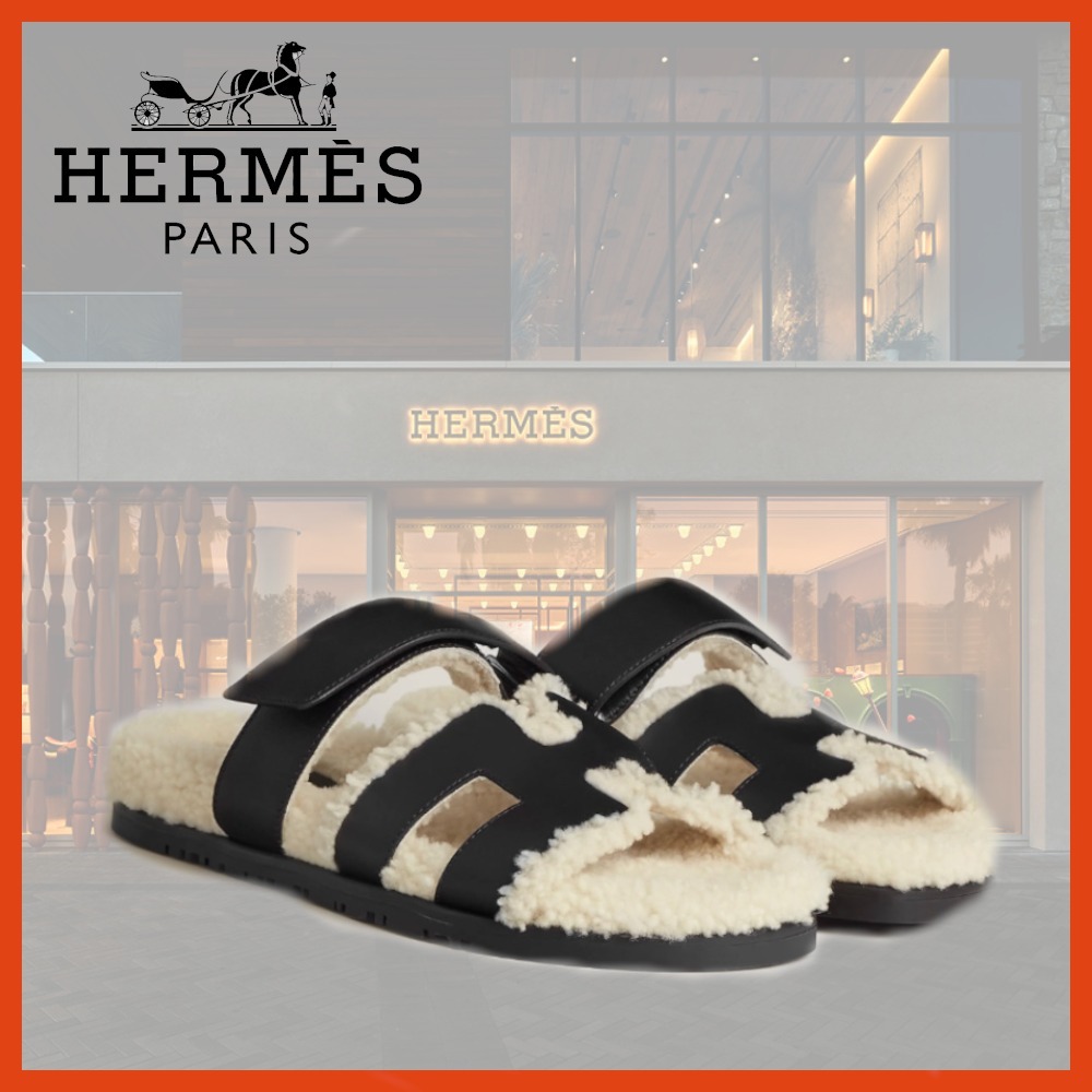 【寒い時もおしゃれに♡】HERMES サンダル 《シプレ》