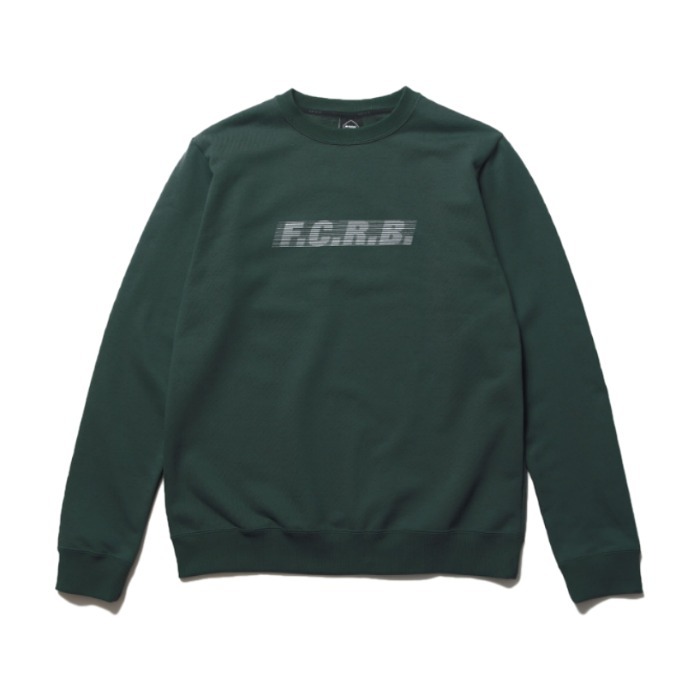 【F.C.Real Bristol】EFFECT LINE LOGO TEAM CREWNECK SWEAT