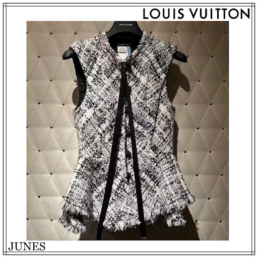 2025年新作！【LOUIS VUITTON】ノースリーブ ツイードジャケット