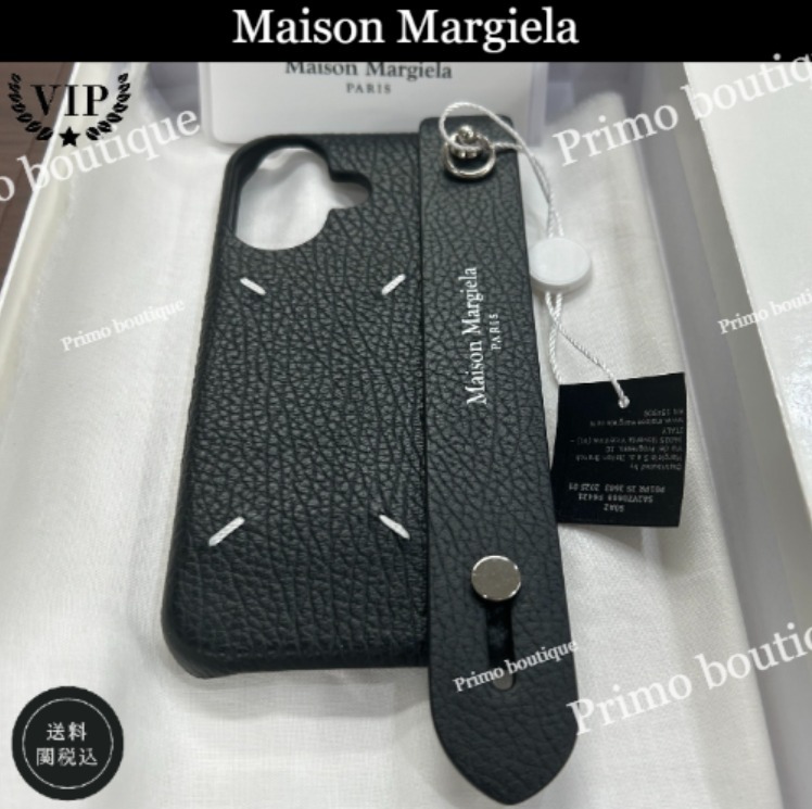 VIP価格☆【Maison Margiela】4ステッチ ロゴ iPhone 16 ケース