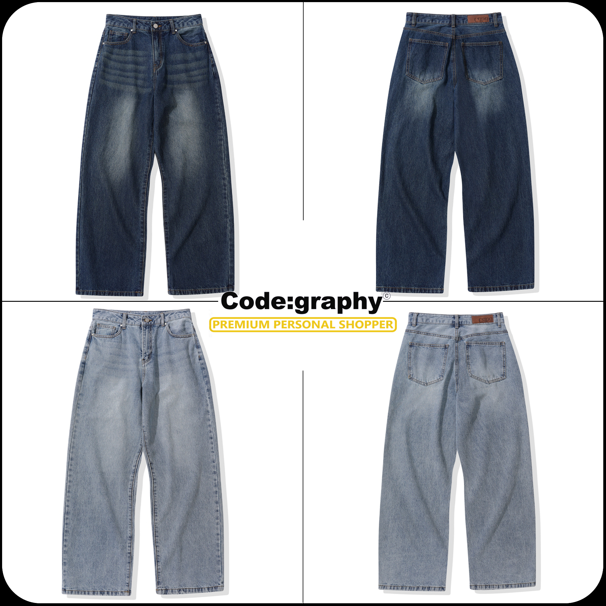 [CODEGRAPHY] ★韓国人気★(Woman) Straight Denim Pants