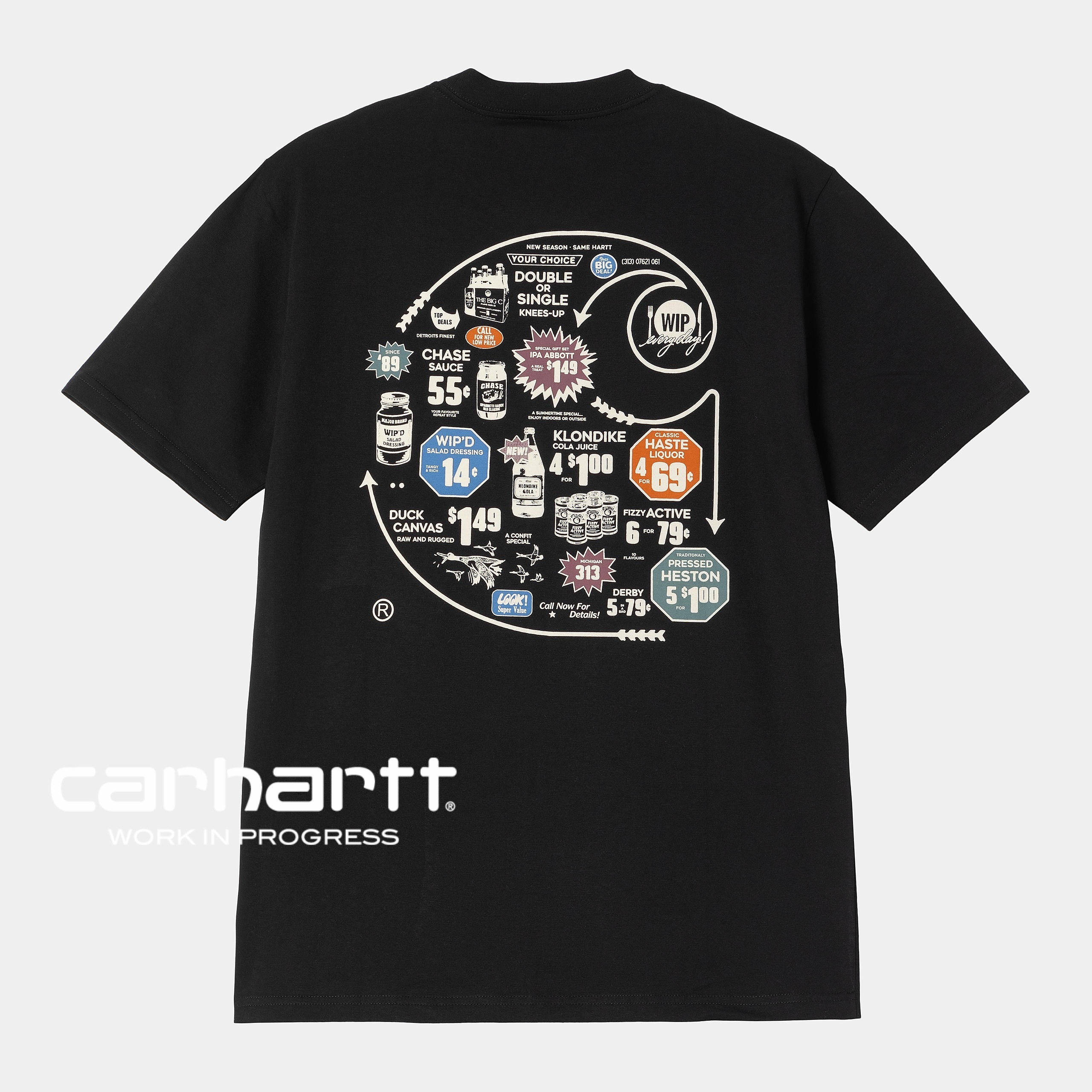 ★ドイツ発*carhartt WIP*新作*Catalogue C Logo Tシャツ/BL★