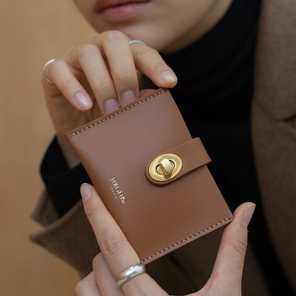 折りたたみ財布 you a use Roto wallet (Maple brown)
