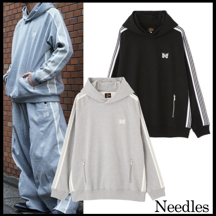 ◆Needles ニードルズ◆TRACK HOODIE 肉厚 トラックフーディ