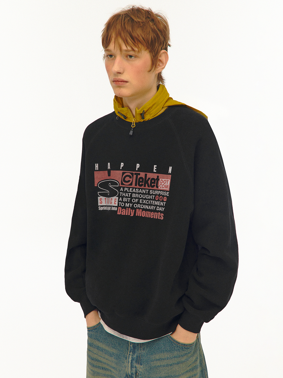 [teket] / ☆ 25SS HP Sweatshirt / Black