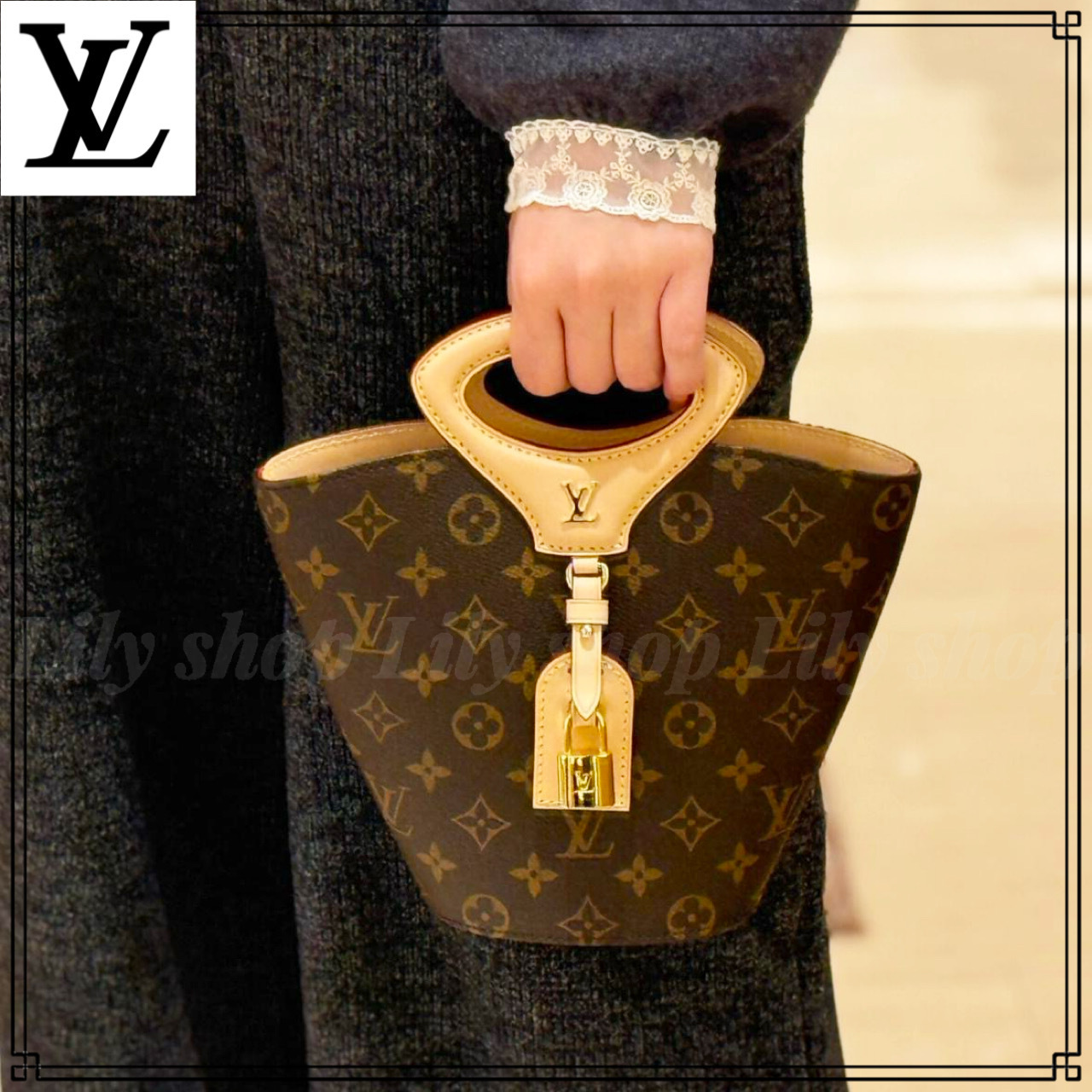 かわいいフォルム【Louis Vuitton】リヴァージュ BB 2way バッグ