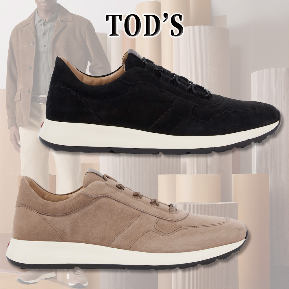 【上質な素材】 TOD'S スエードスニーカー 2色