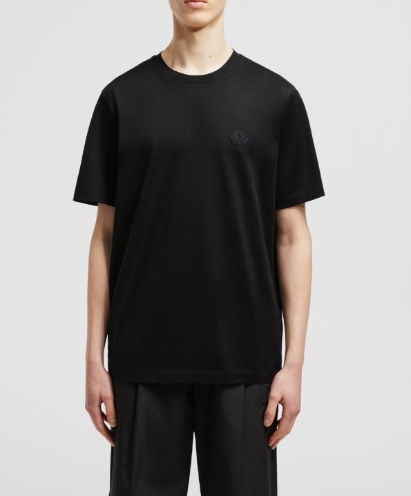 MONCLER 2025春夏新作 レタリングロゴプリント入り 半袖Tシャツ