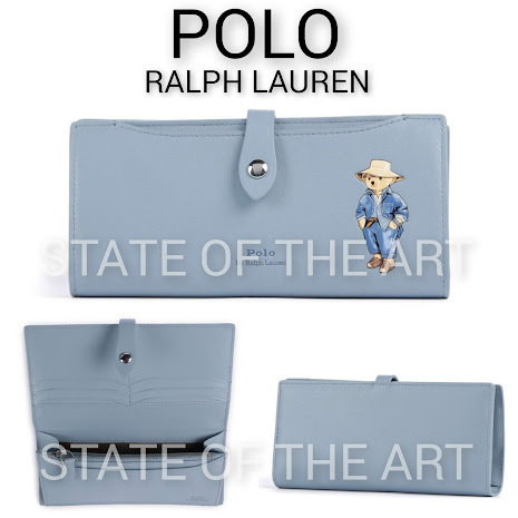 【Polo Ralph Lauren】ポロベア レザー長財布